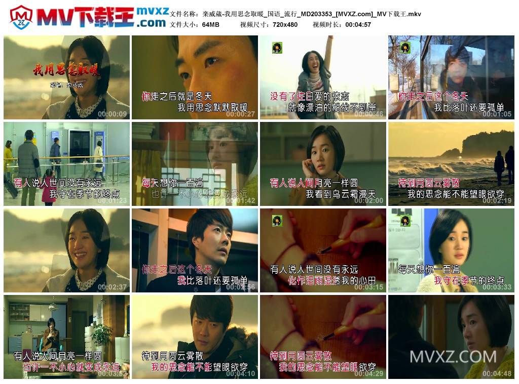 栾威葳-我用思念取暖_国语_流行_MD203353